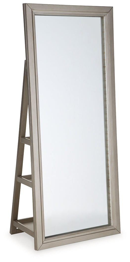 Evesen Floor Standing Mirror/Storage Signature Design by Ashley®