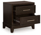 Neymorton Two Drawer Night Stand Signature Design by Ashley®