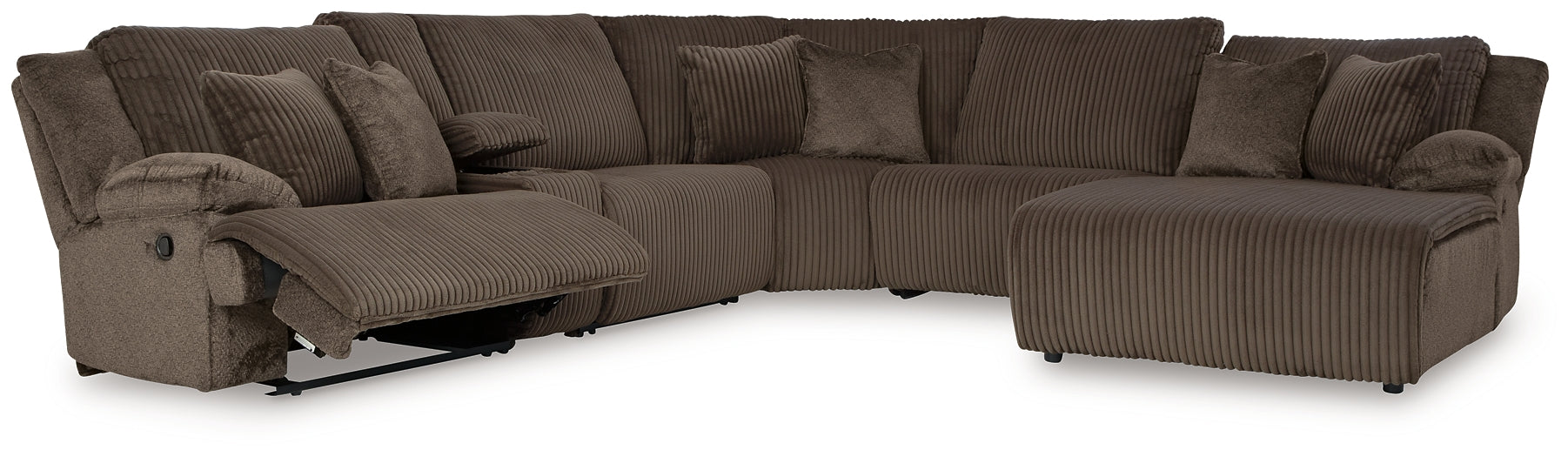 Top Tier 6-Piece Reclining Sectional with Chaise Signature Design by Ashley®