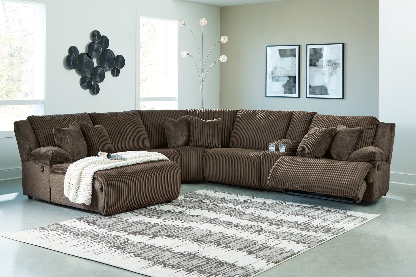 Top Tier 6-Piece Reclining Sectional with Chaise Signature Design by Ashley®