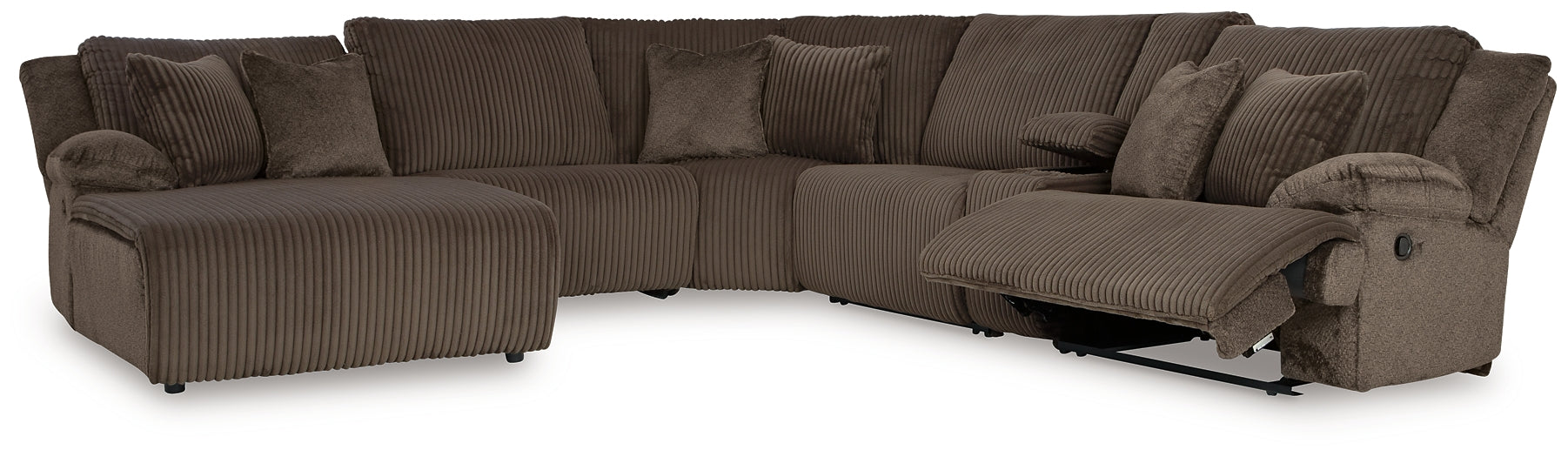 Top Tier 6-Piece Reclining Sectional with Chaise Signature Design by Ashley®