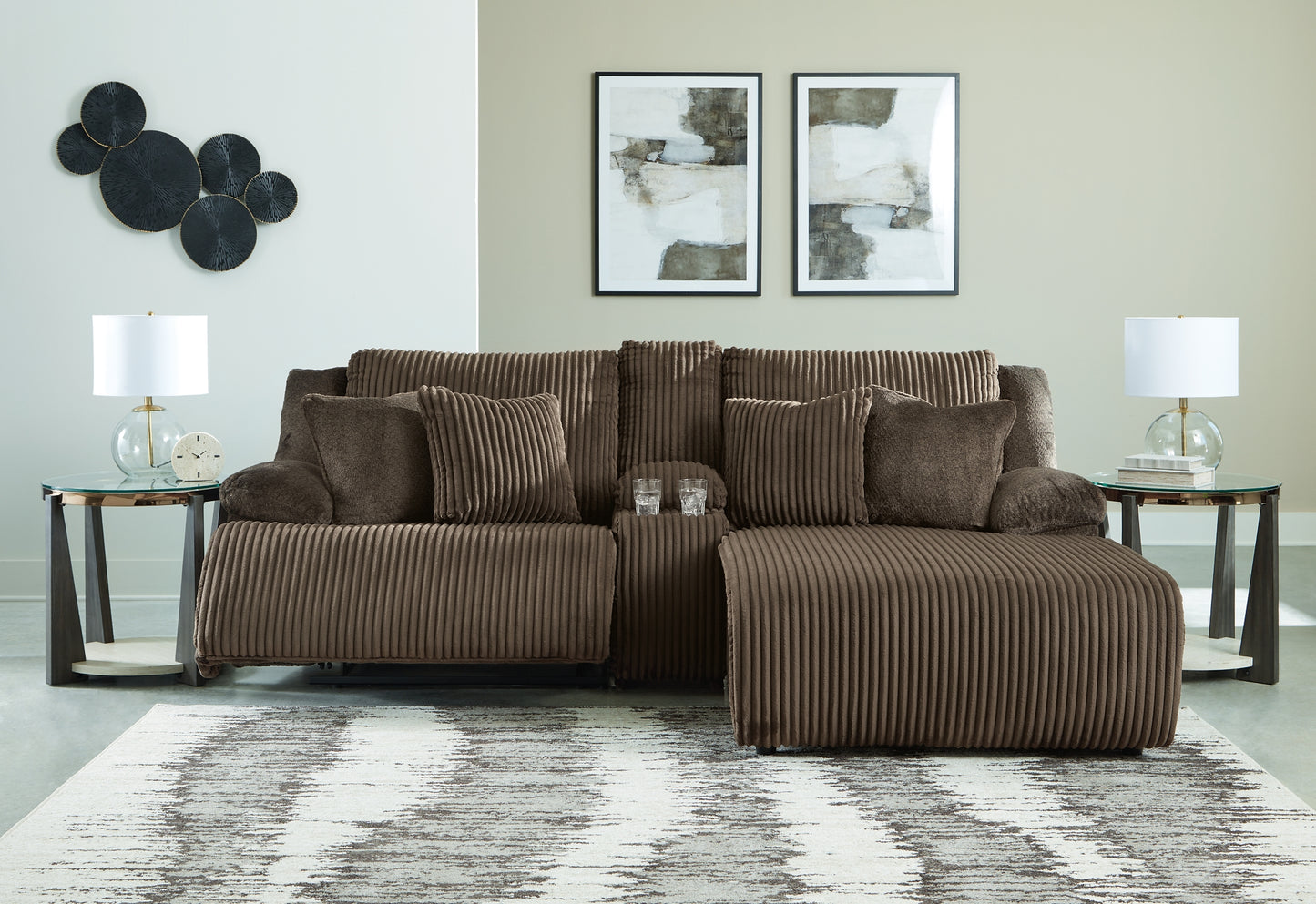 Top Tier 3-Piece Reclining Sectional Sofa with Chaise Signature Design by Ashley®