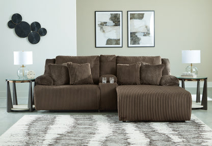 Top Tier 3-Piece Reclining Sectional Sofa with Chaise Signature Design by Ashley®