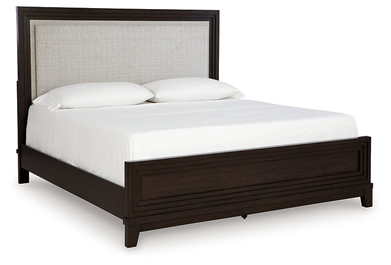 Neymorton California King Upholstered Panel Bed Signature Design by Ashley®