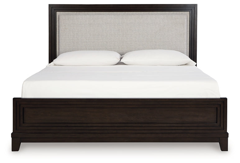 Neymorton Queen Upholstered Panel Bed Signature Design by Ashley®