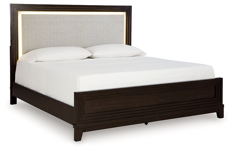 Neymorton Queen Upholstered Panel Bed Signature Design by Ashley®