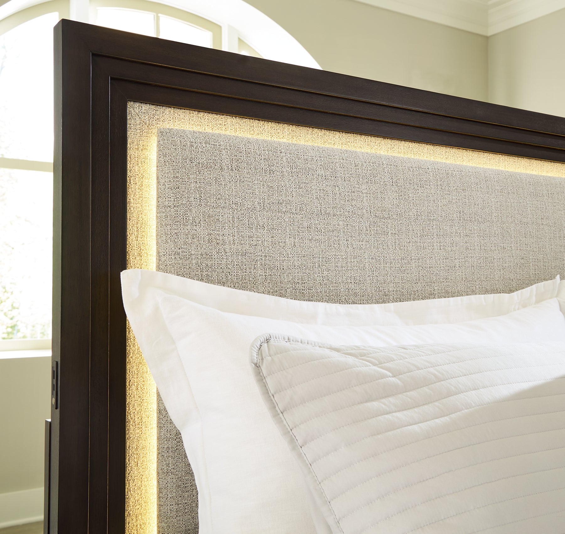 Neymorton California King Upholstered Panel Bed Signature Design by Ashley®