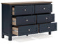 Landocken Full Panel Bed with Dresser Signature Design by Ashley®