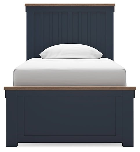 Landocken Twin Panel Bed with Nightstand Signature Design by Ashley®