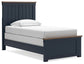 Landocken Twin Panel Bed with Nightstand Signature Design by Ashley®