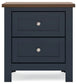 Landocken Twin Panel Bed with Nightstand Signature Design by Ashley®