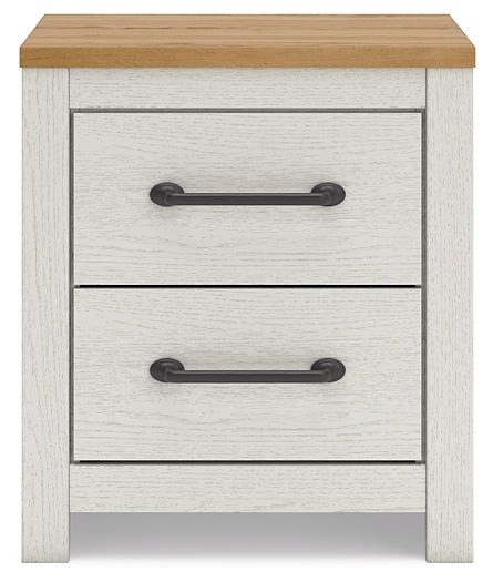 Linnocreek Two Drawer Night Stand Benchcraft®