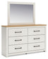 Linnocreek Dresser and Mirror Benchcraft®