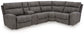 Next-Gen DuraPella 5-Piece Power Reclining Sectional Signature Design by Ashley®