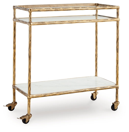 Plattfield Bar Cart Signature Design by Ashley®