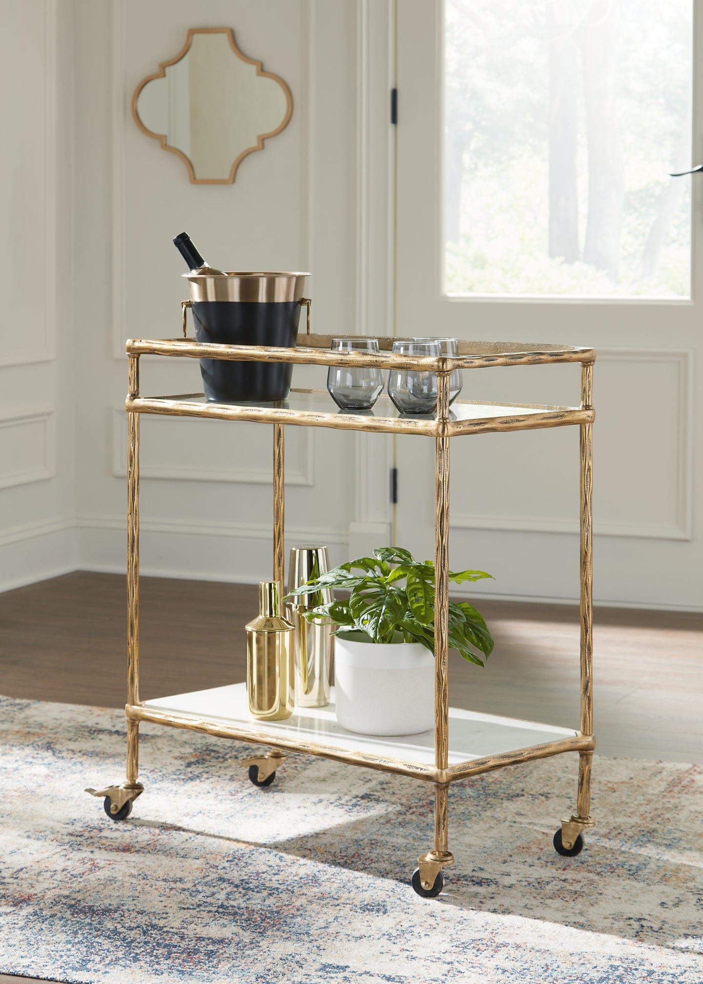 Plattfield Bar Cart Signature Design by Ashley®