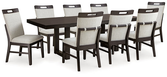 Neymorton Dining Table and 8 Chairs Signature Design by Ashley®
