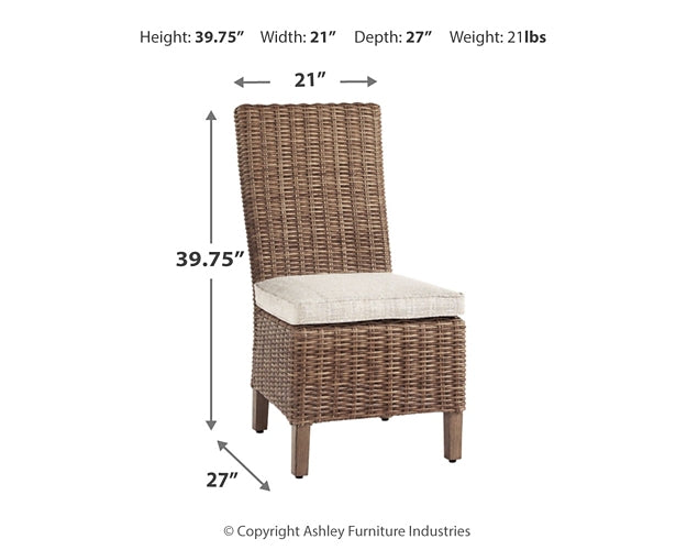 Beachcroft Side Chair with Cushion (2/CN) Signature Design by Ashley®