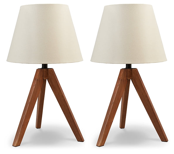 Laifland Wood Table Lamp (2/CN) Signature Design by Ashley®