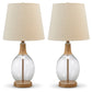 Clayleigh Glass Table Lamp (2/CN) Signature Design by Ashley®