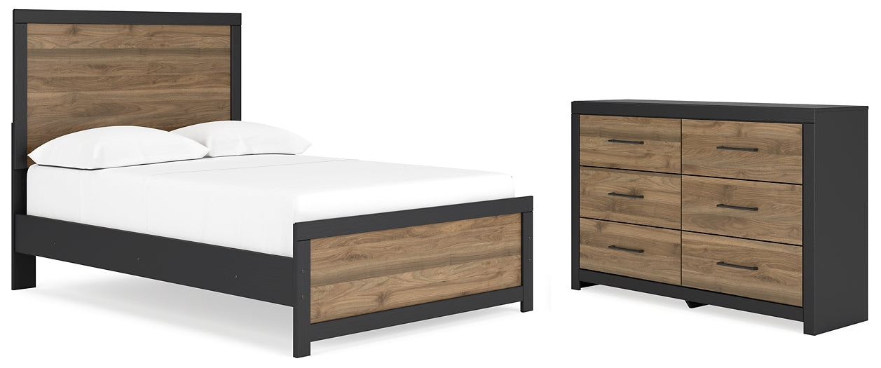 Vertani Full Panel Bed with Dresser Signature Design by Ashley®