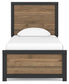 Vertani Twin Panel Bed with Nightstand Signature Design by Ashley®