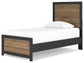 Vertani Twin Panel Bed with Nightstand Signature Design by Ashley®