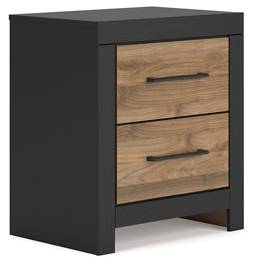 Vertani Twin Panel Bed with Nightstand Signature Design by Ashley®