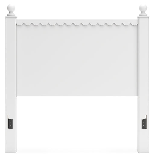 Mollviney Full Panel Headboard with Mirrored Dresser Signature Design by Ashley®