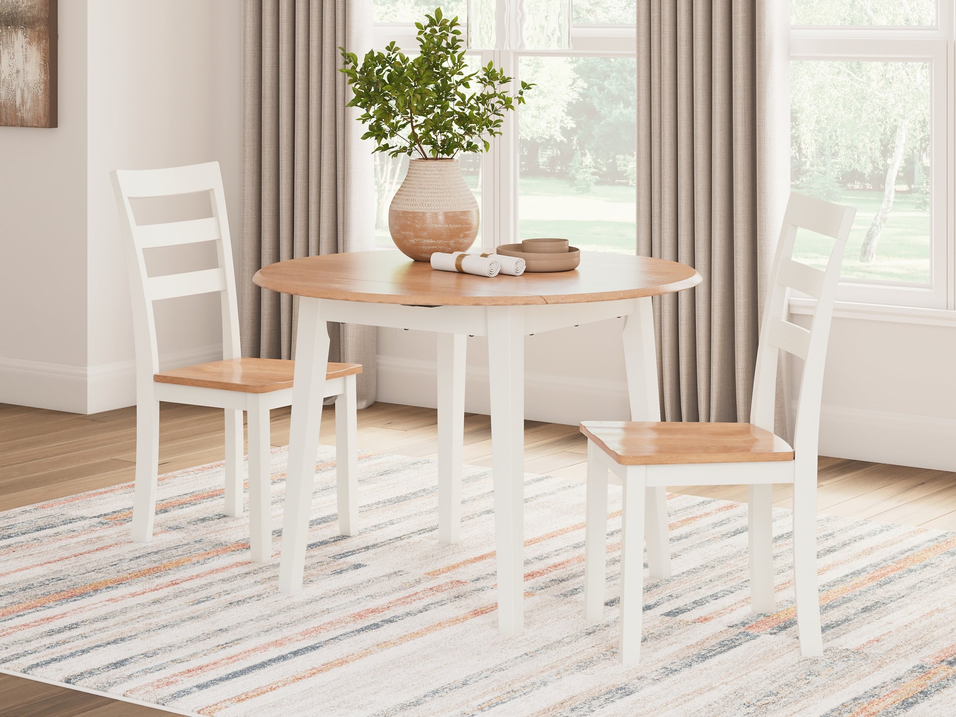 Gesthaven Dining Table and 2 Chairs Signature Design by Ashley®