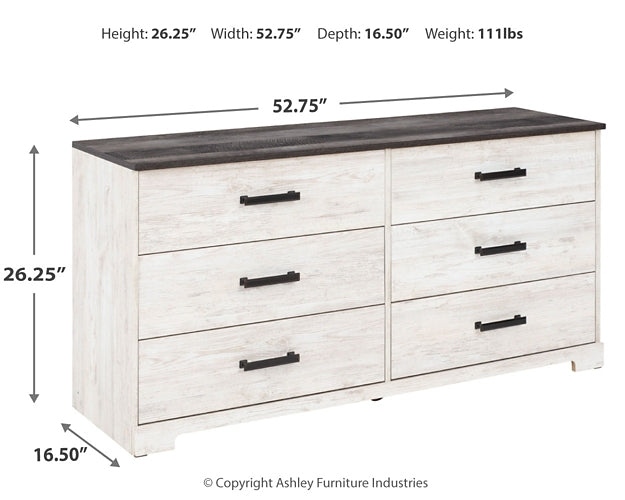 Shawburn Six Drawer Dresser Signature Design by Ashley®