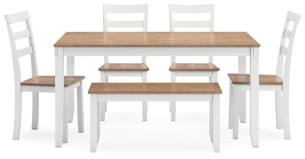 Gesthaven Dining Room Table Set (6/CN) Signature Design by Ashley®