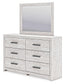 Cayboni Full Panel Bed with Mirrored Dresser Signature Design by Ashley®