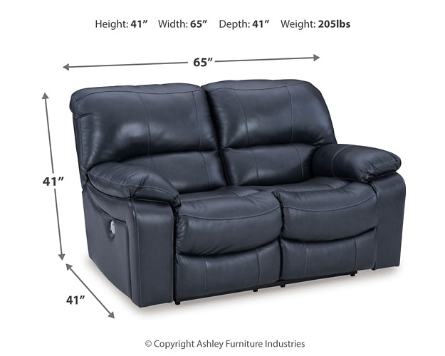 Leesworth Reclining Power Loveseat Signature Design by Ashley®