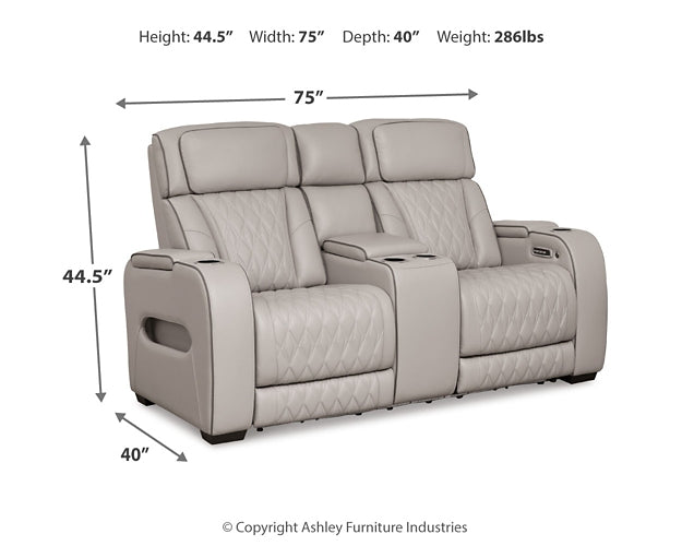 Boyington PWR REC Loveseat/CON/ADJ HDRST Signature Design by Ashley®