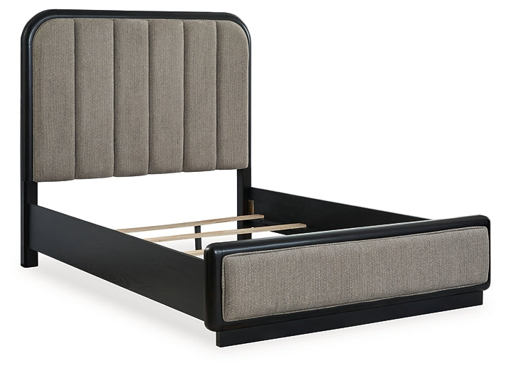 Rowanbeck  Upholstered Panel Bed Signature Design by Ashley®