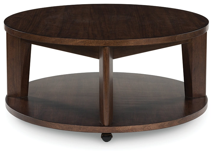 Korestone 2 Round Cocktail Table Signature Design by Ashley®