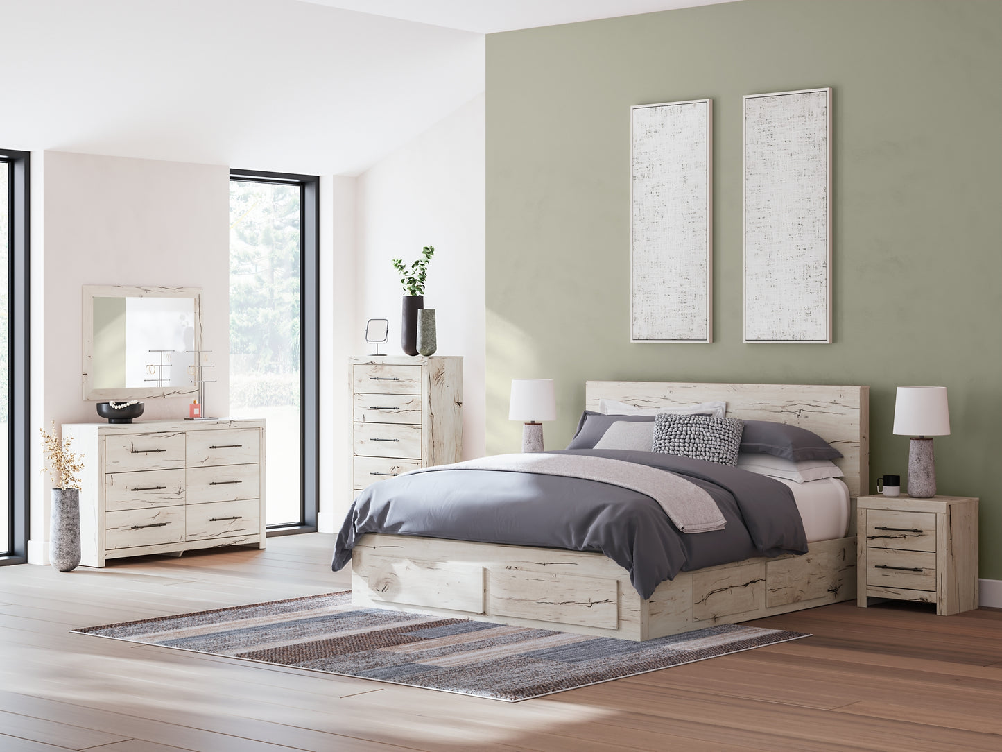 Lawroy King Panel Storage Bed Signature Design by Ashley®