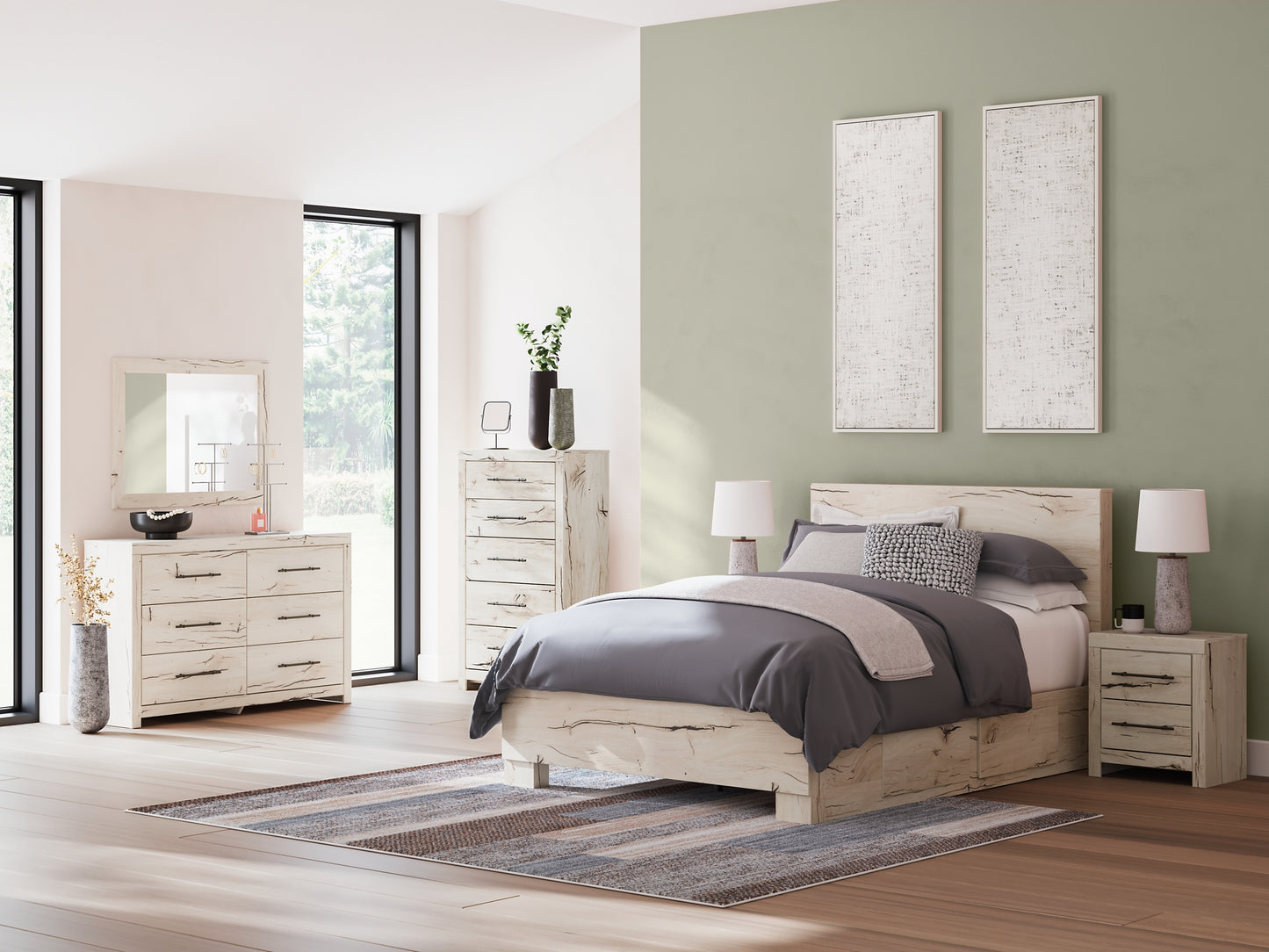 Lawroy  Panel Bed With Storage Signature Design by Ashley®