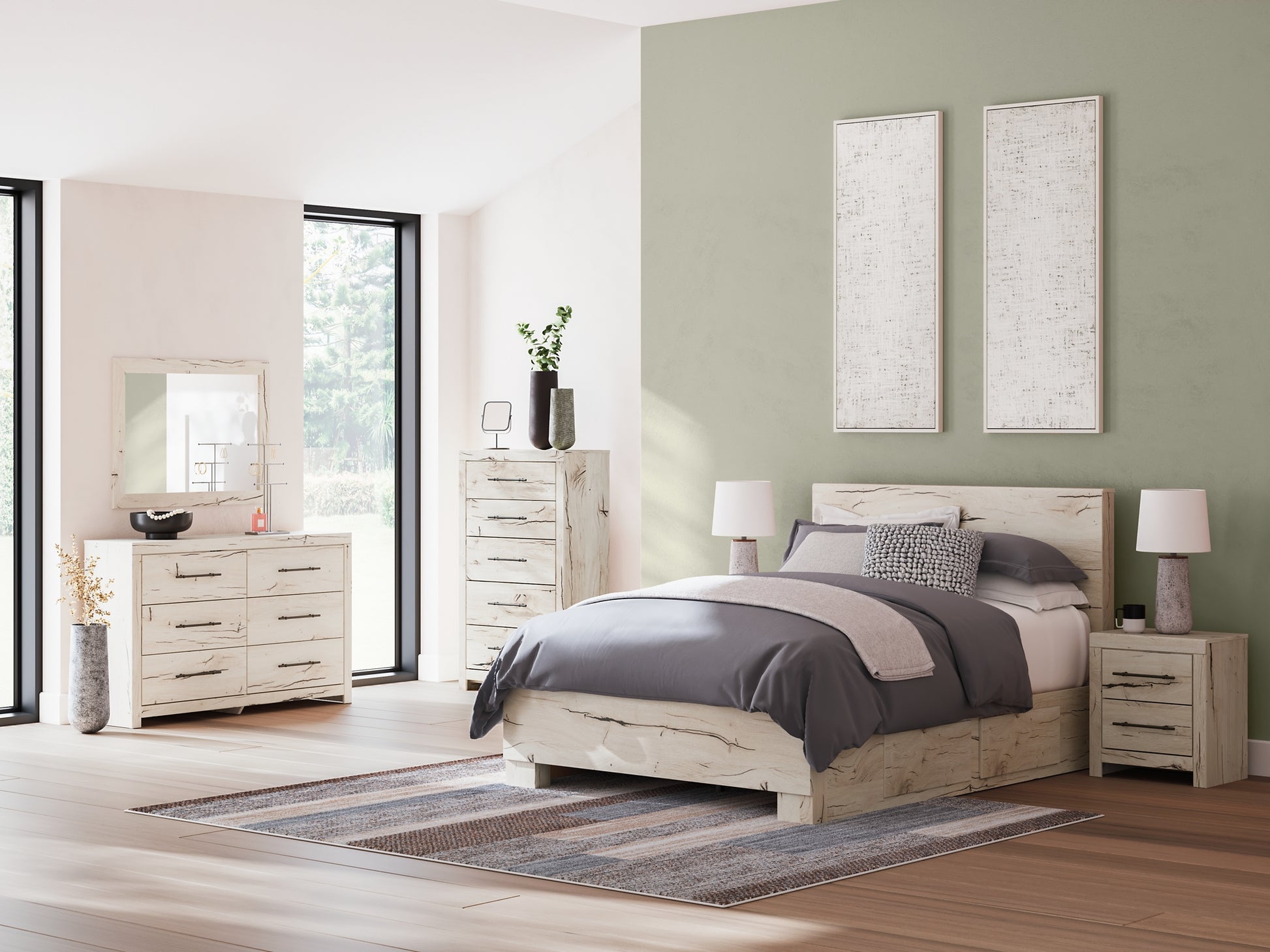 Lawroy  Panel Bed With Storage Signature Design by Ashley®