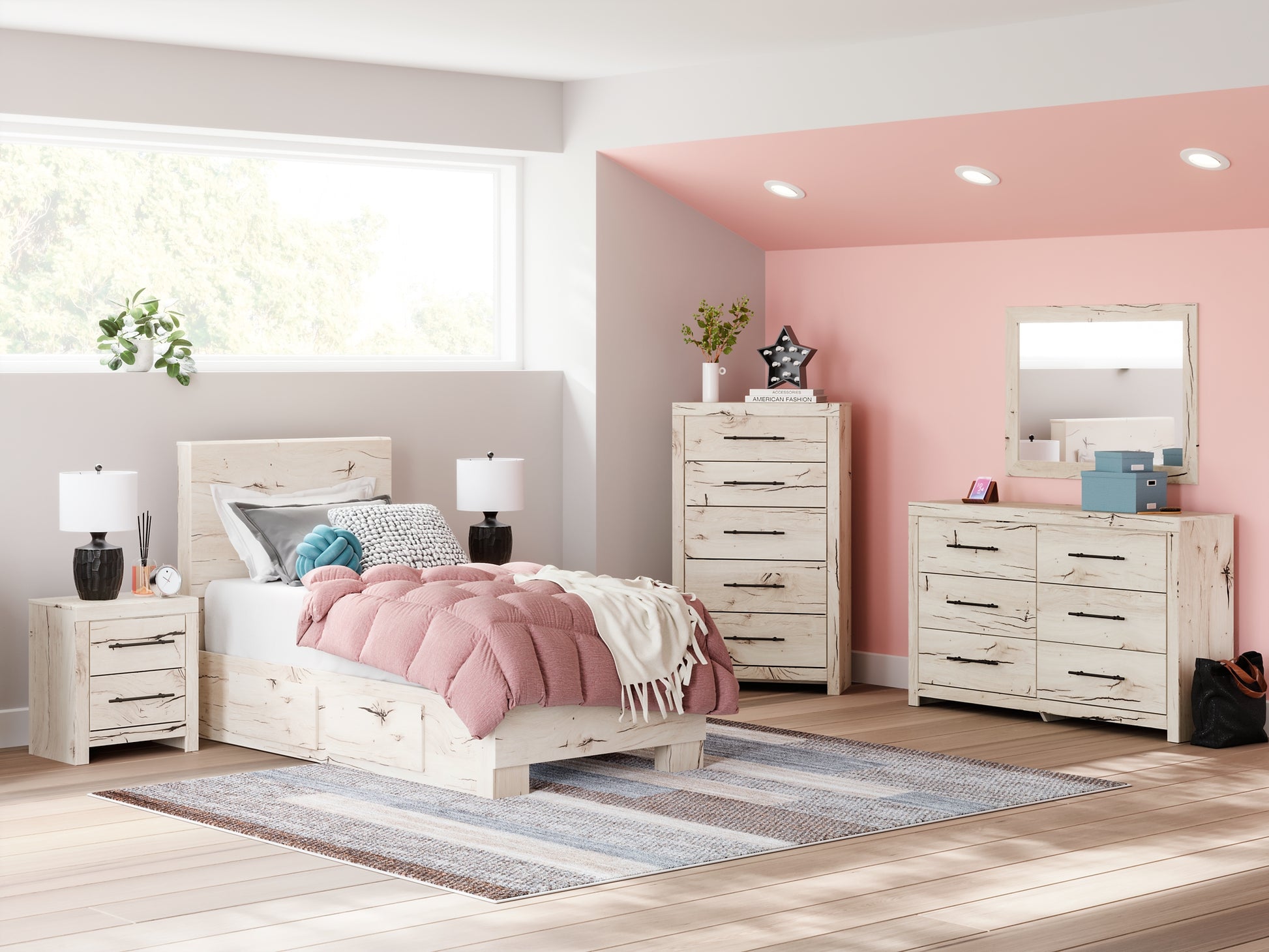 Lawroy Twin Panel Bed with Storage Signature Design by Ashley®