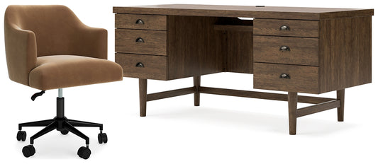 Austanny Home Office Desk with Chair Signature Design by Ashley®