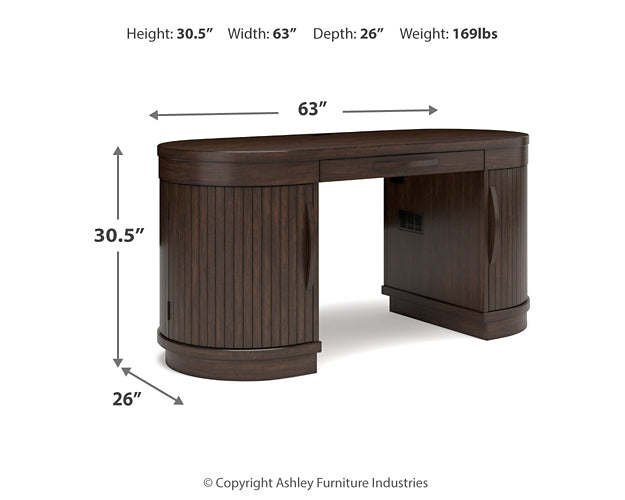 Korestone Home Office Desk with Chair Signature Design by Ashley®