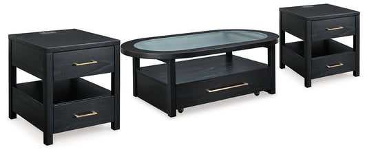 Winbardi Coffee Table with 2 End Tables Signature Design by Ashley®