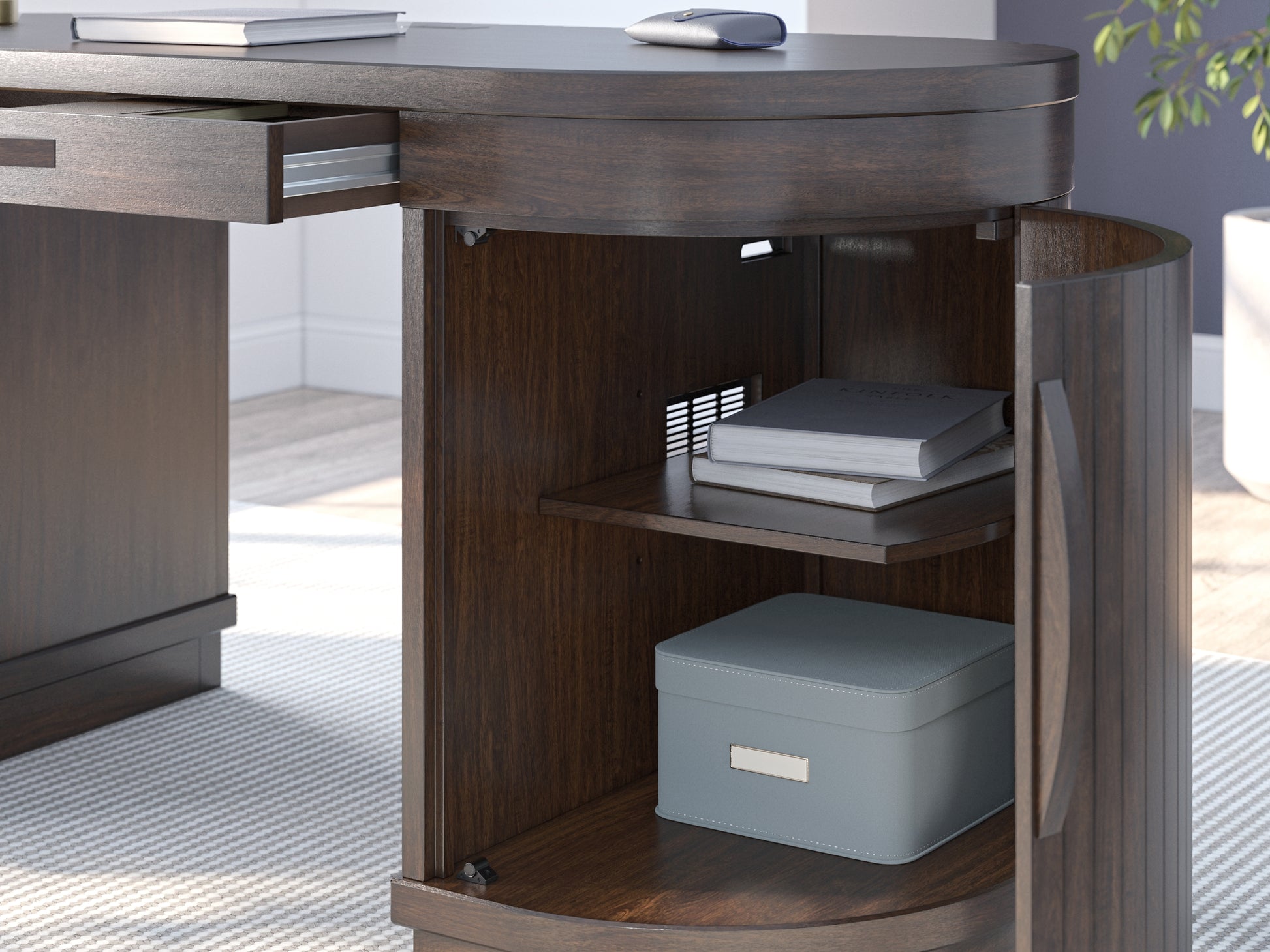 Korestone Home Office Desk with Chair Signature Design by Ashley®