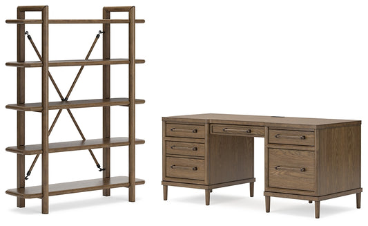 Roanhowe Home Office Desk and Storage Signature Design by Ashley®