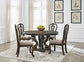 Maylee Dining Table and 4 Chairs Signature Design by Ashley®