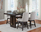 Burkhaus Counter Height Dining Table and 4 Barstools Signature Design by Ashley®