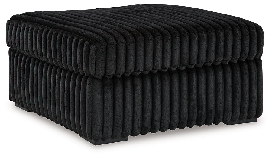 Midnight-Madness Oversized Accent Ottoman Signature Design by Ashley®