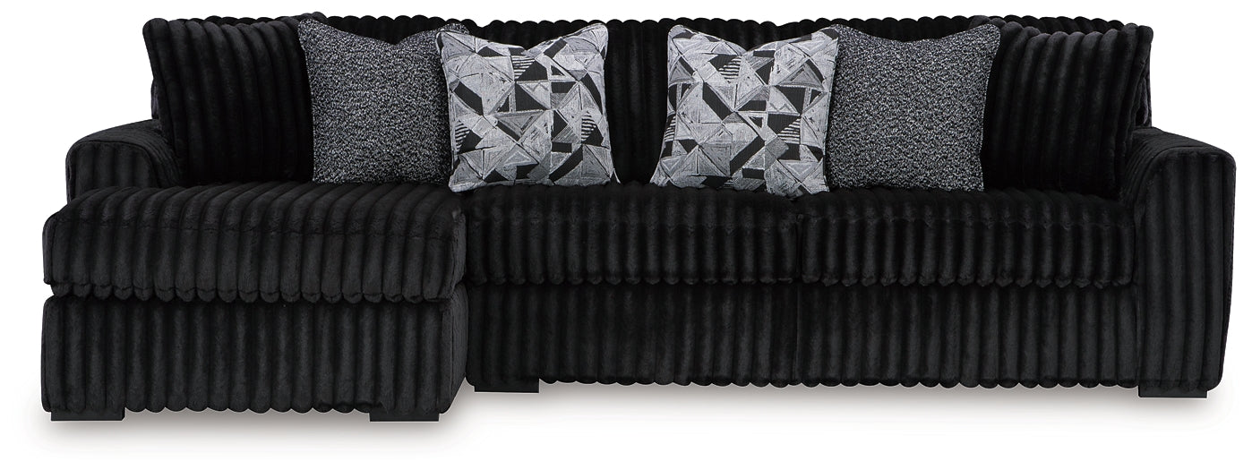 Midnight-Madness 2-Piece Sectional Sofa with Chaise Signature Design by Ashley®